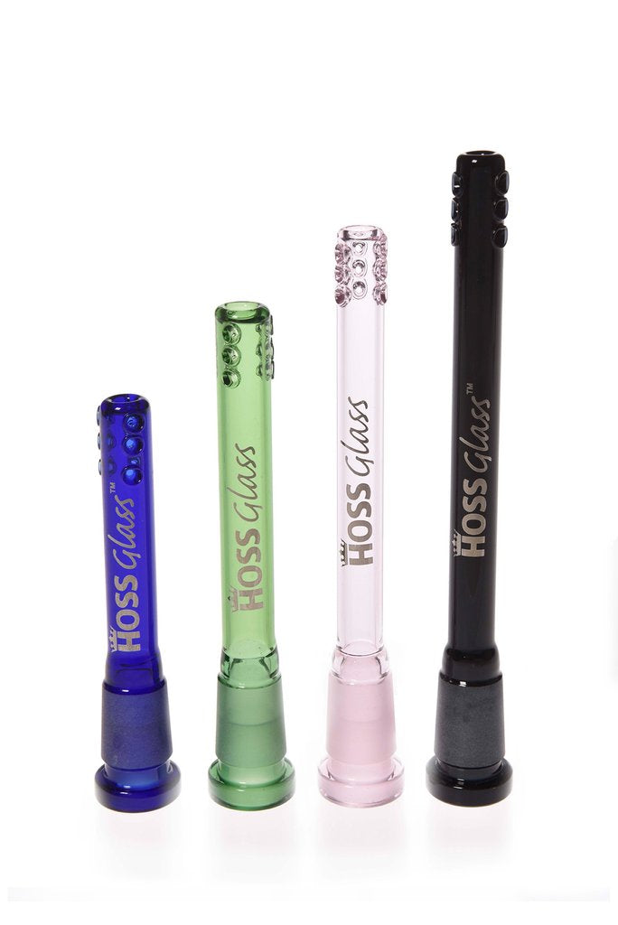 Hoss Glass Full Colour Diffuser Downstem with Holes