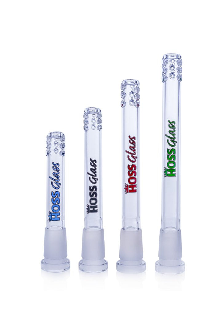 Hoss Glass Diffuser Downstem with Holes