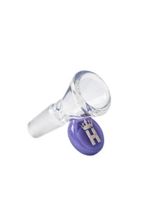 Hoss Glass Cone Bowl with Colored Tab - 18mm
