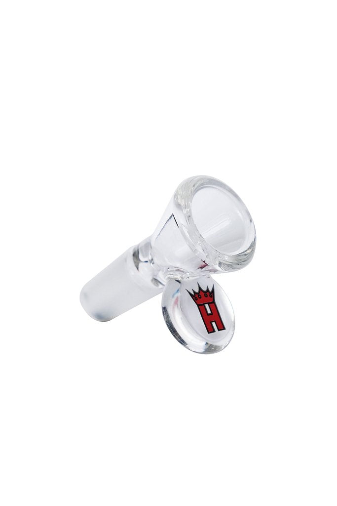 Hoss Glass Cone Bowl with Colored Tab - 18mm