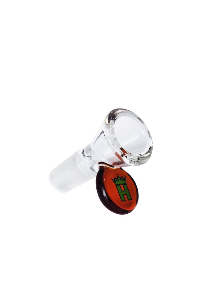 Bol conique en verre Hoss avec languette colorée - 18 mm