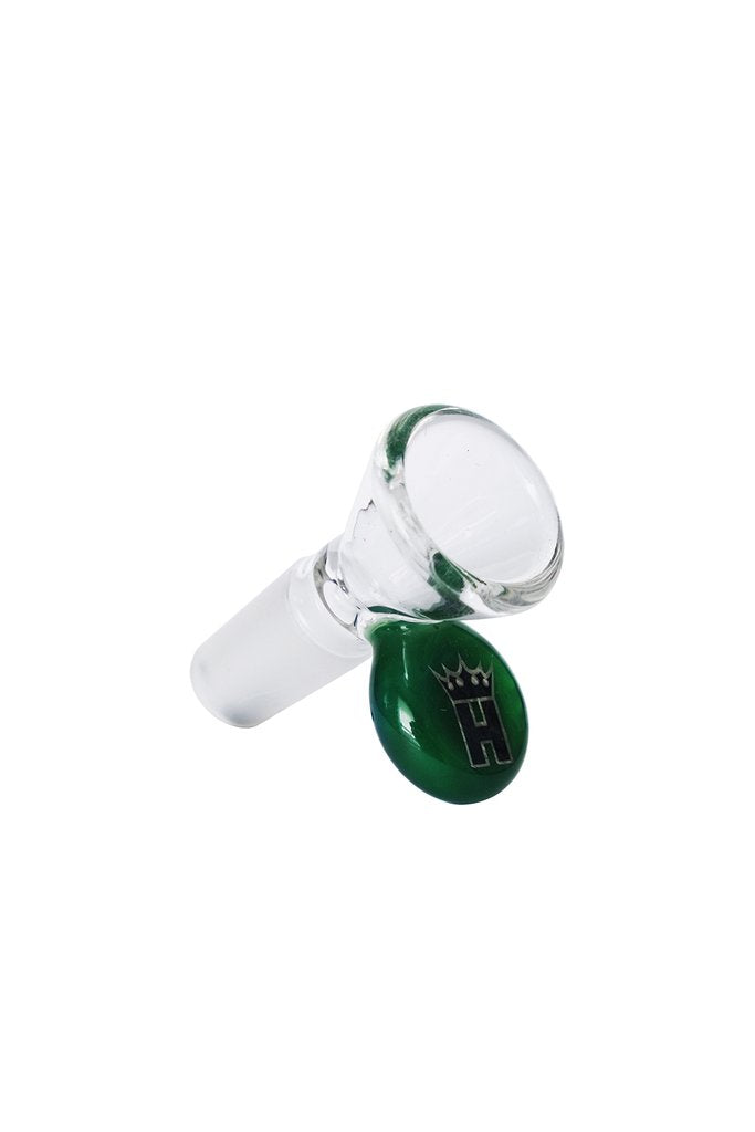 Hoss Glass Cone Bowl with Colored Tab - 18mm