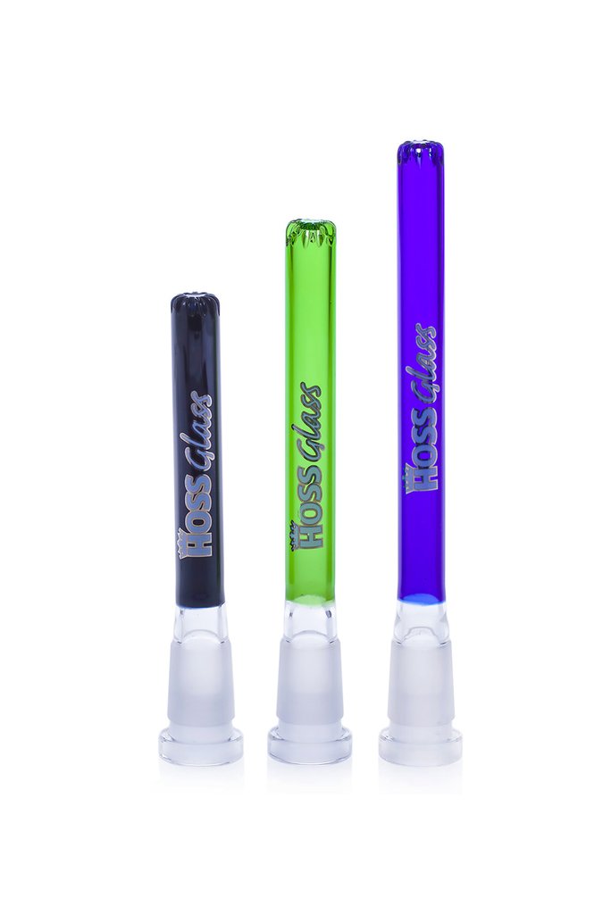 Hoss Glass Full Colour, Multi-cut Downstem