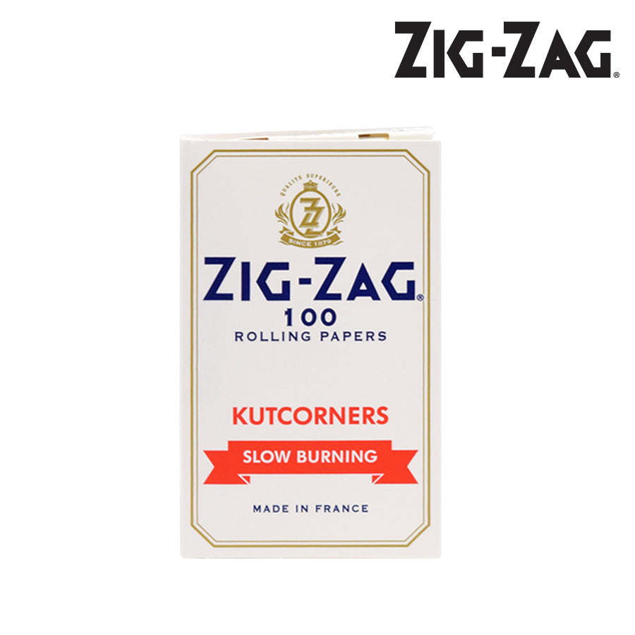 ZIG ZAG KUTCORNERS WHITE SLOWBURN ROLLING PAPERS