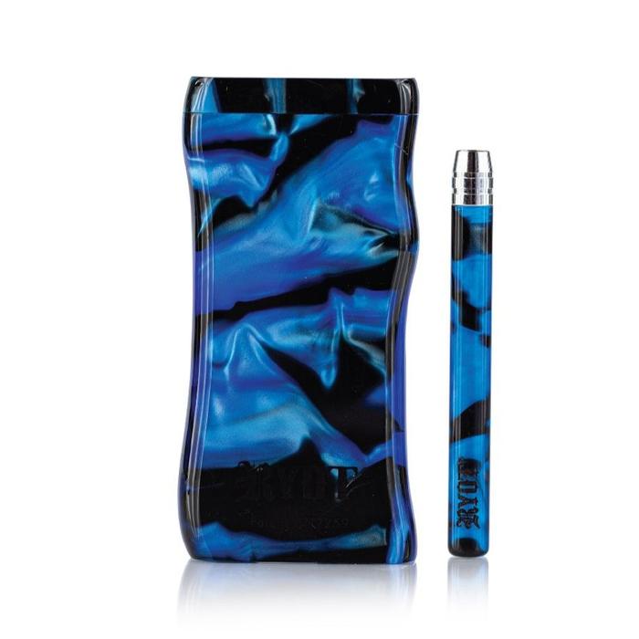 RYOT Magnetic Dugout Poker Box Acrylic with Matching Taster Bat