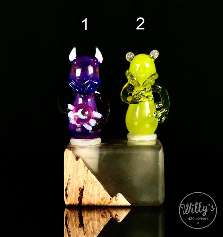 McNol Glass Bubble Caps with Opal
