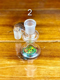 Korey Glass 18mm 90 Degree Wig Wag Ash Catcher