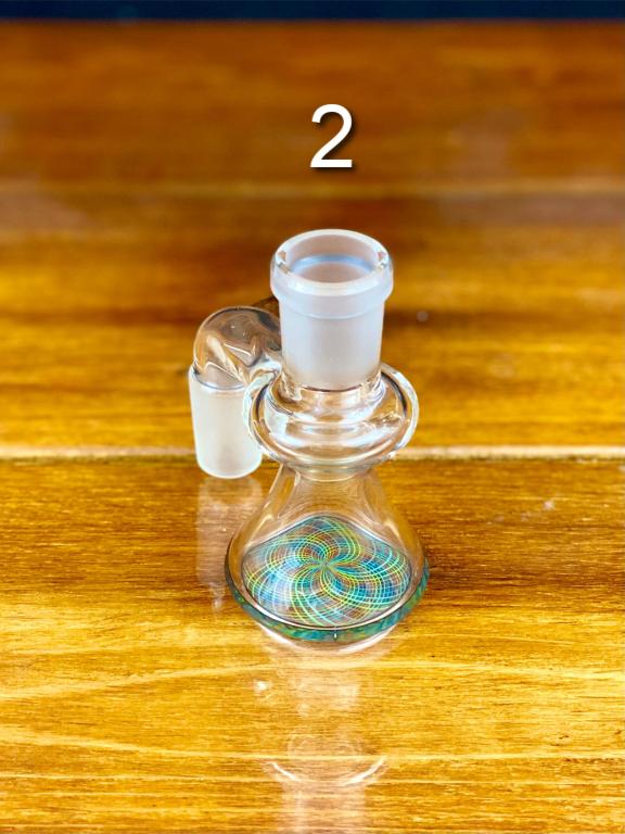 Korey Glass 18mm 90 Degree Retti Ash Catcher