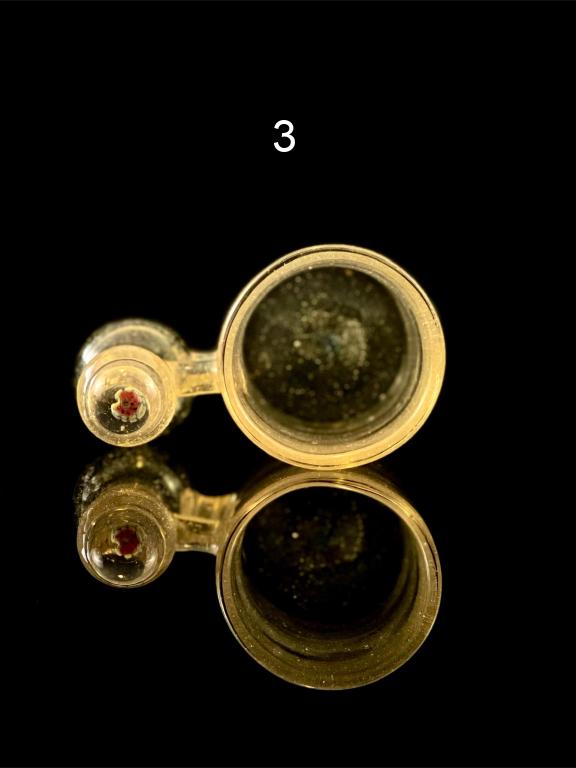 Station de cotons-tiges en verre de la ceinture verte