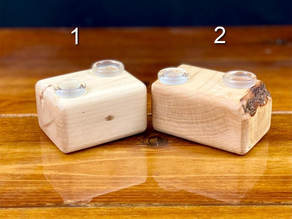 Lost Tree 2 hole 1-14mm & 1-18mm Bowl/Slide Holder - Wood Only