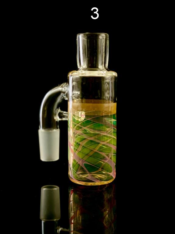Lowtide Lampwork 18mm 90 Degree Ash Catcher