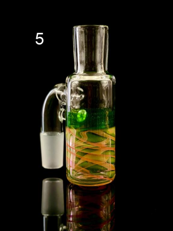 Lowtide Lampwork 18mm 90 Degree Ash Catcher