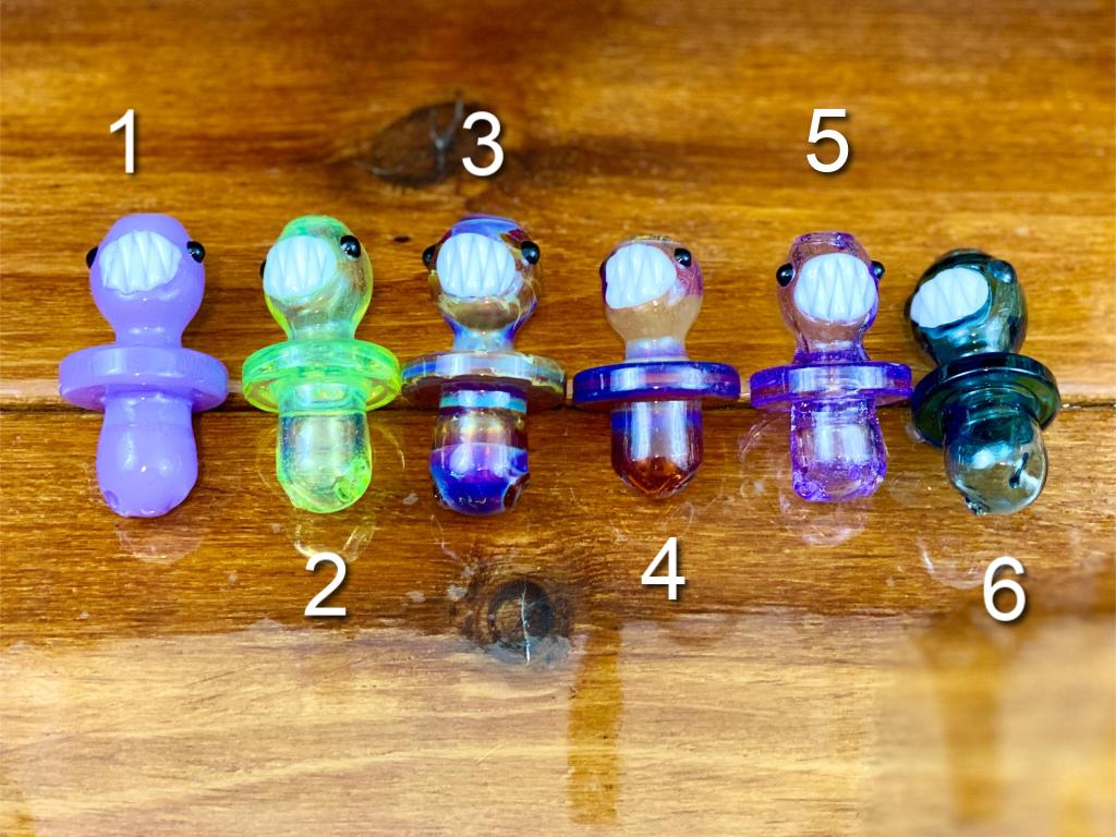 Kahuna Glass Scalien Spinner Caps