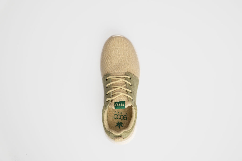 8000Kicks Explorer V2 Unisexe - Beige/Vert