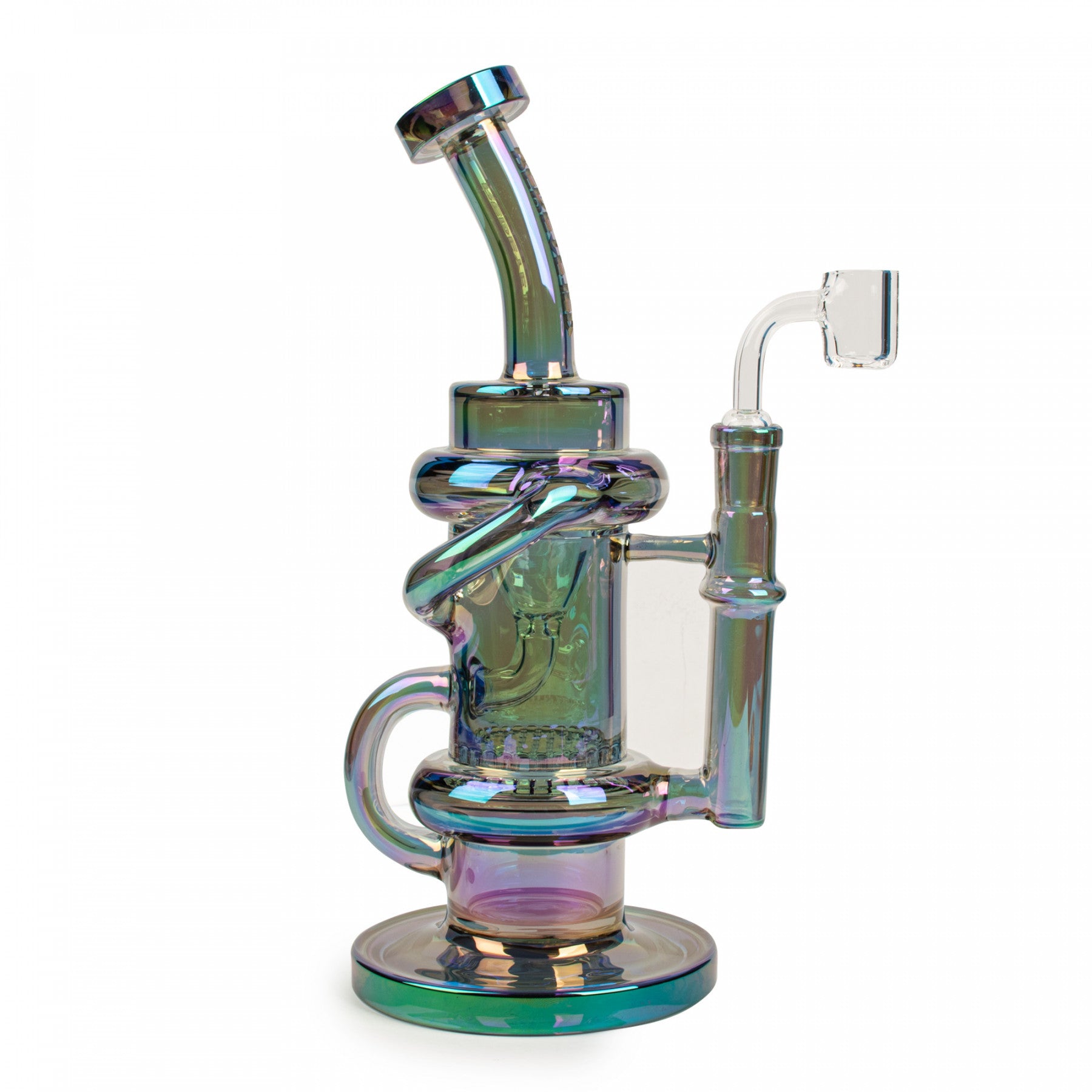 RED EYE TEK® 9,5" Finition Terminator Métallique Glitch Klein Recycler Rig