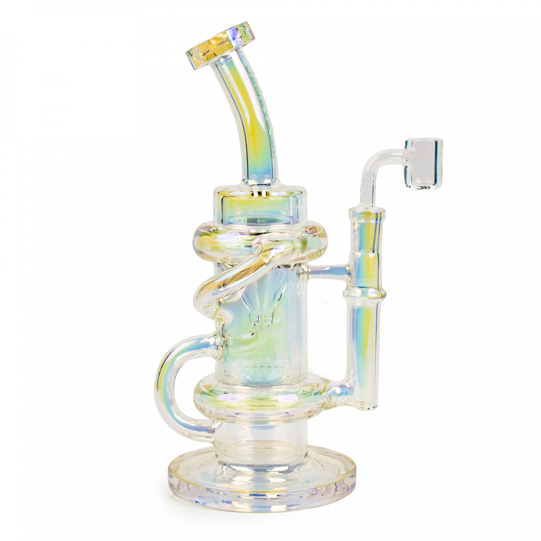 RED EYE TEK® 9,5" Finition Terminator Métallique Glitch Klein Recycler Rig