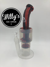 LIT™ SILICONE 12" Clear Base Water Pipe