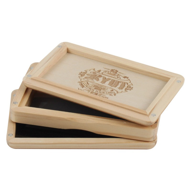 RYOT 3" x 5" Slim Pollen/Shaker Box - Natural Finish