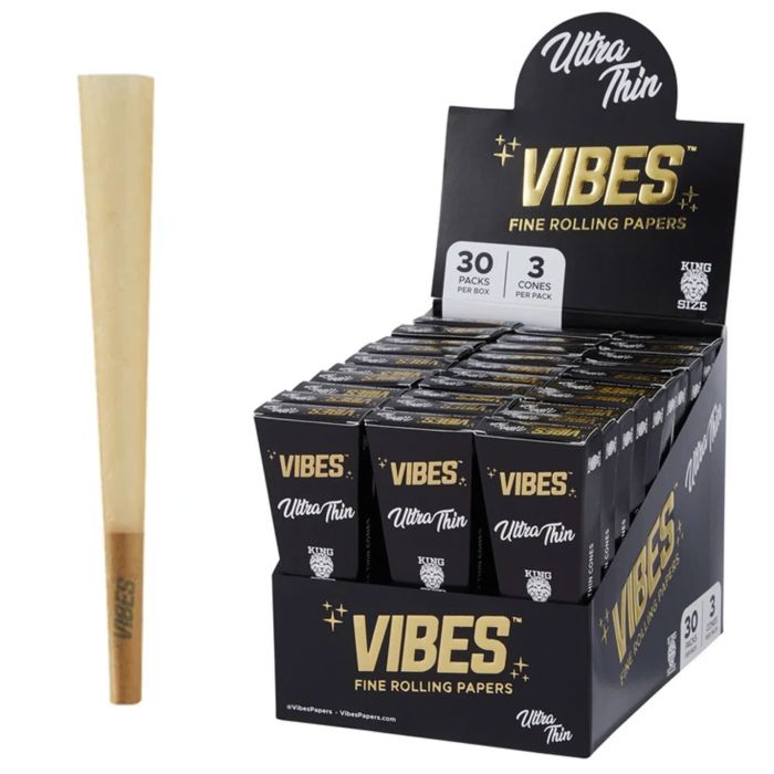 Vibes Cones King Size Ultra Thin - Coffin